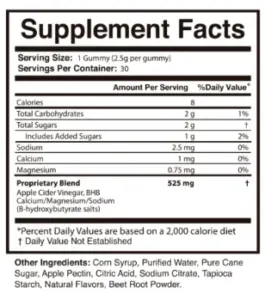 Jellytide supplement facts